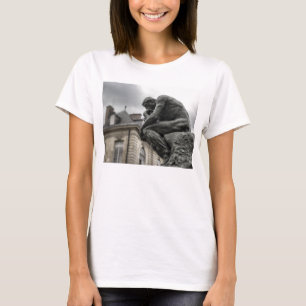 Camiseta O Pensador Rodin Paris Escultura