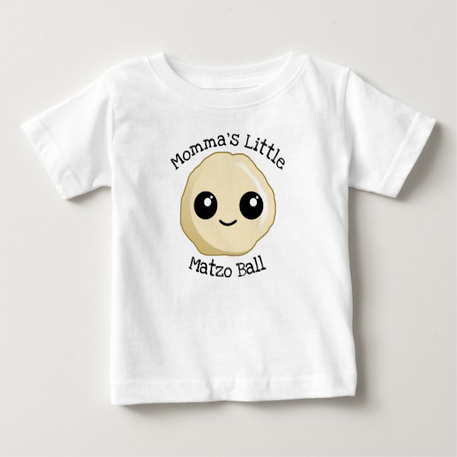 Camiseta O Pequeno Baile Matzo da mamãe (Frente)