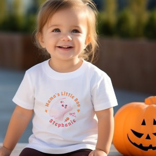 Camiseta O Pequeno Boo da Mamãe, Rosa-Rosa-Bonita de Toddle