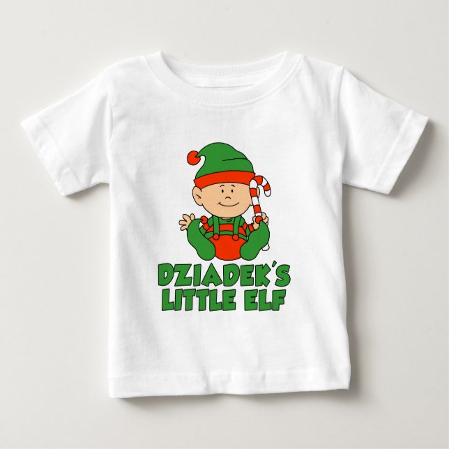 Camiseta O pequeno Elf de Dziadek (Frente)