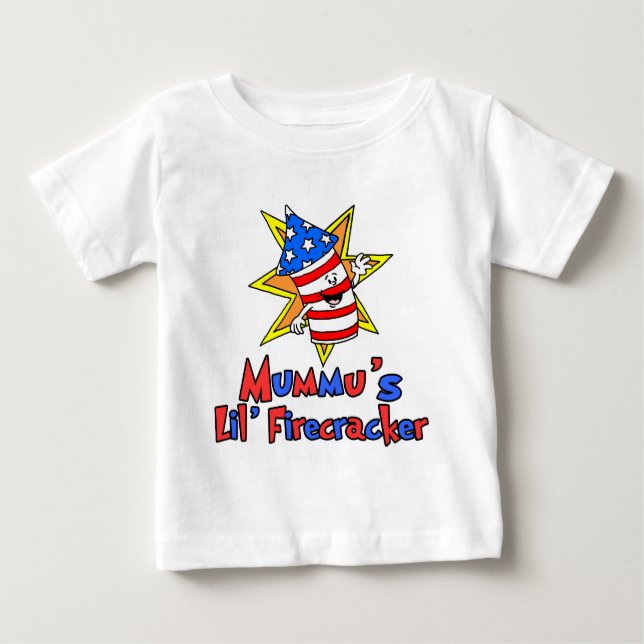 Camiseta O Pequeno Firecracker da Mummu (Frente)