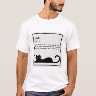 Camiseta O Pequeno Gato Engraçado Pela Sociopata Furada