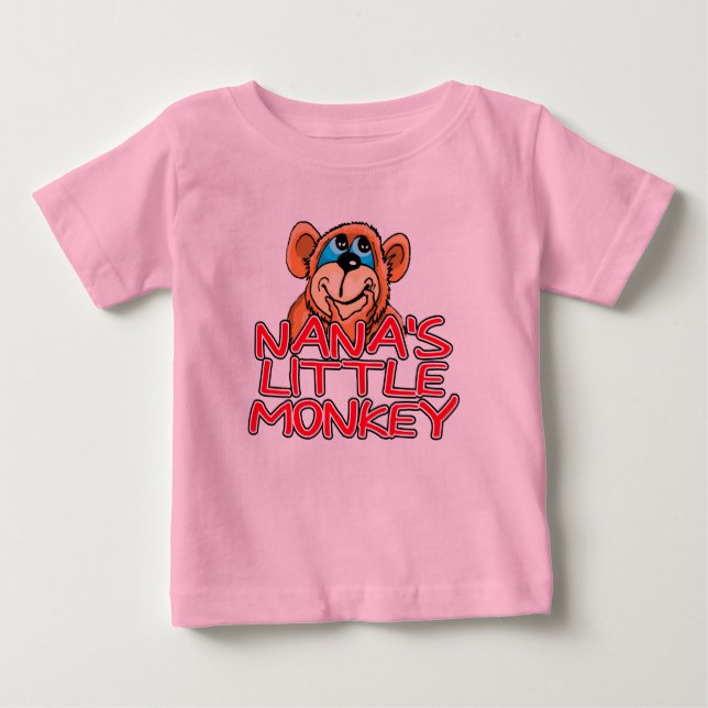 Camiseta O Pequeno Macaco da Nana (Frente)