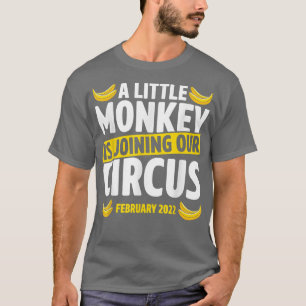Camiseta O Pequeno Macaco Vai Juntar-Se Ao Nosso Circo Feve