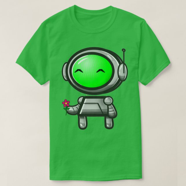 Camiseta O Pequeno Robô (Frente do Design)