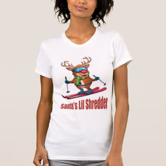Camiseta O Pequeno Triturador do Papai Noel – Veado Engraça