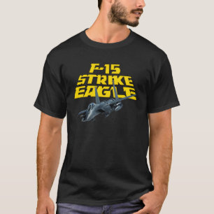 Camiseta O perfeito F 15 Eagle para os sopradores da aviaçã