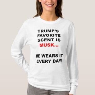 Camiseta O perfume favorito de Trump é musculoso