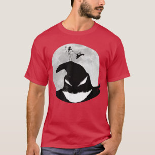 Camiseta O Pesadelo Antes do Natal Oogie Boogie Lua v