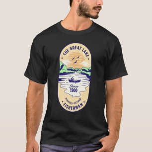 Camiseta O Pescador Aposentado com Saudade do Grande Lago