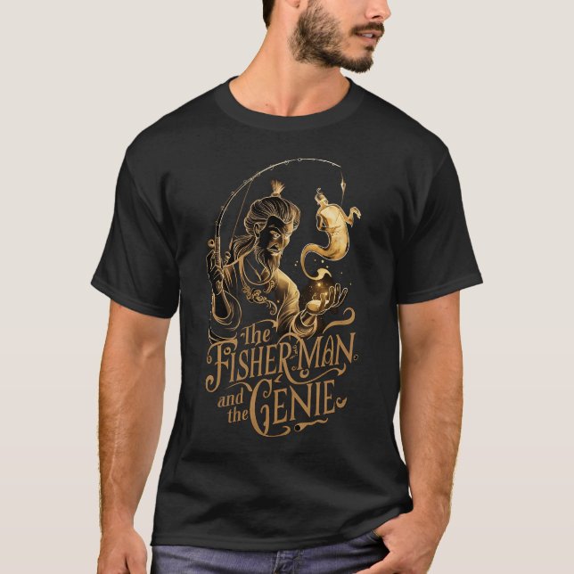Camiseta O Pescador e o Gênio (Frente)