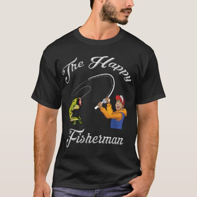 Camiseta O pescador feliz (Frente)