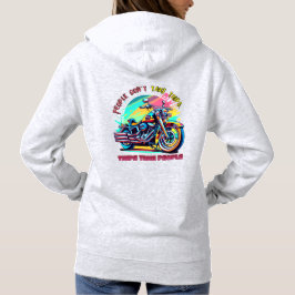 Camiseta O Pessoas não faz viagens: bicicleta de estilo ret