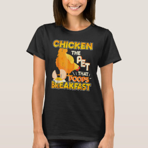 Camiseta O Pet Que Faz Cocô no Café da Manhã Avicultura 1