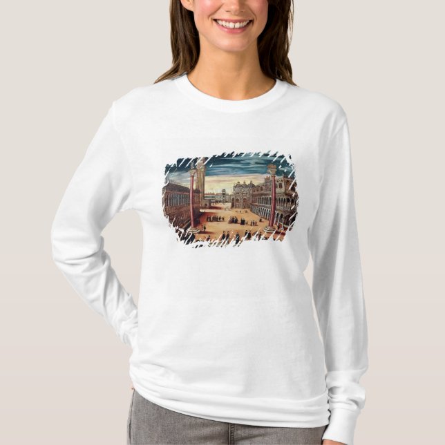 Camiseta O Piazzetta di San Marco, Veneza (Frente)