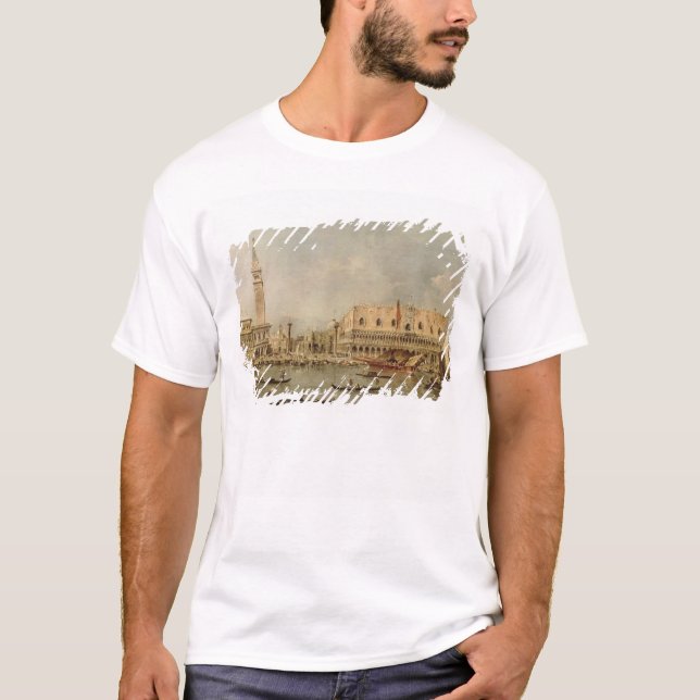 Camiseta O Piazzetta e o Palazzo Ducale (Frente)