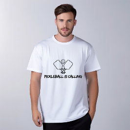 Camiseta O Pickleball Está Chamando