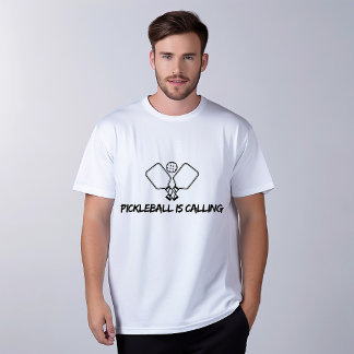 Camiseta O Pickleball Está Chamando