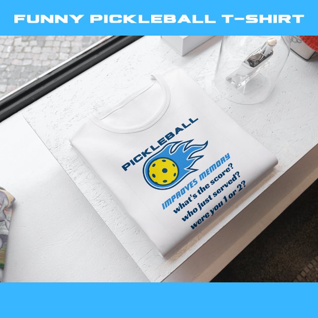 Camiseta O Pickleball melhora o Mais velho engraçado da mem (Criador carregado)