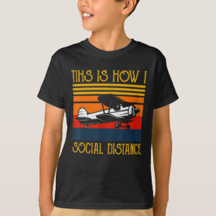 Camiseta O Piloto De Avião De Avião É Engraçado Assim C