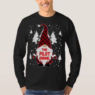 Camiseta O Piloto Gnome Família Combinando Pijama de Natal-