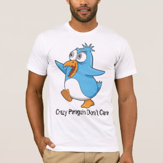 Camiseta O pinguim louco "pinguim louco não se importa" o