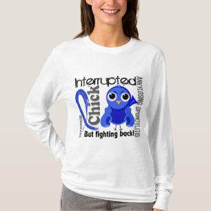 Camiseta O pintinho interrompeu 3 Spondylitis Ankylosing
