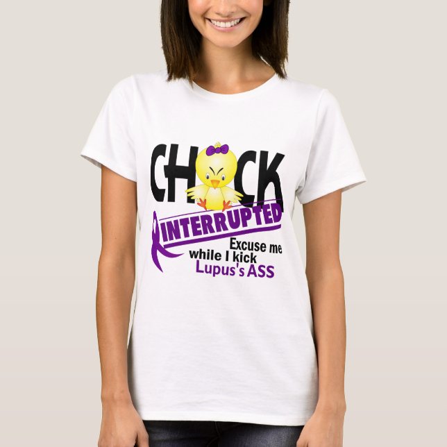 Camiseta O pintinho interrompeu o lúpus 2 (Frente)