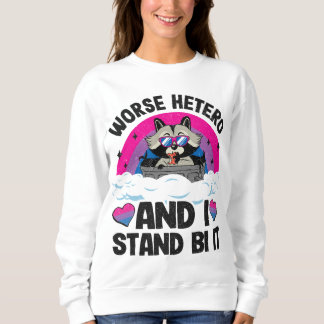 Camiseta O Pior Hetero E Eu Ficamos Com O Bi Do Orgulho Bi