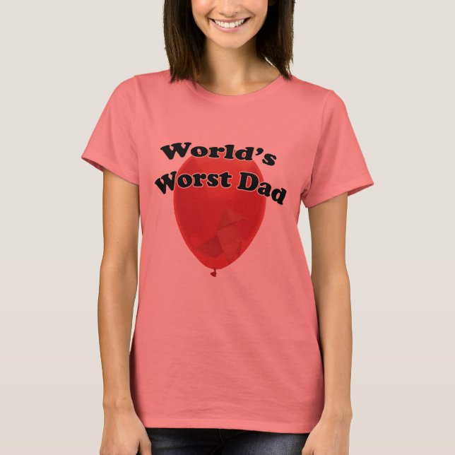 Camiseta O pior Pai do mundo (Frente)