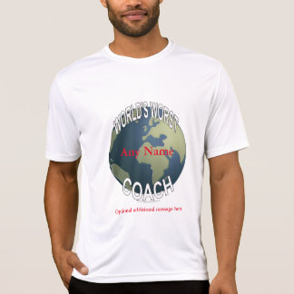 Camiseta O pior treinador do mundo