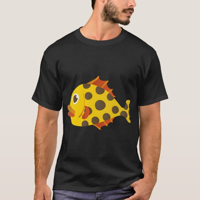 Camiseta O Piranha Amarelo Mau (Frente)