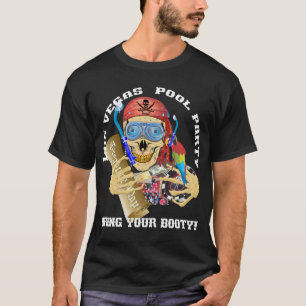 Camiseta O pirata da piscina de Vegas traz seu montante