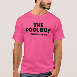 Camiseta O Piscina Ao Seu Serviço Homens 1