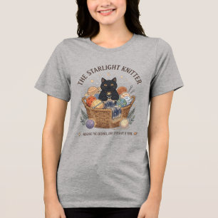 Camiseta O Planeta Cestinha de Fio da Tricotadora da Luz Es
