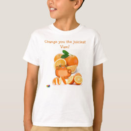 Camiseta O planeta PODZ™ "Laranja você o mais suculento" T-