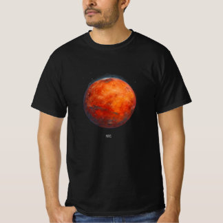Camiseta O Planeta Vermelho: Mars Watercolor