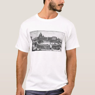 Camiseta O plano original de Bernini para o quadrado de St