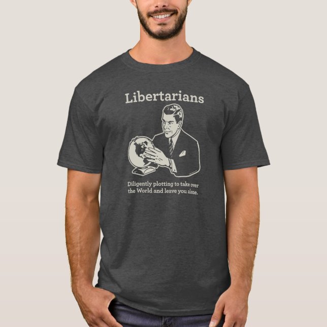 Camiseta O Plot Libertário (Frente)