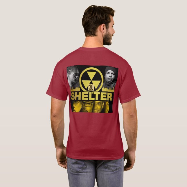 Camiseta O Podcast Shelter do Banger 30 anos (Parte Traseira Completa)