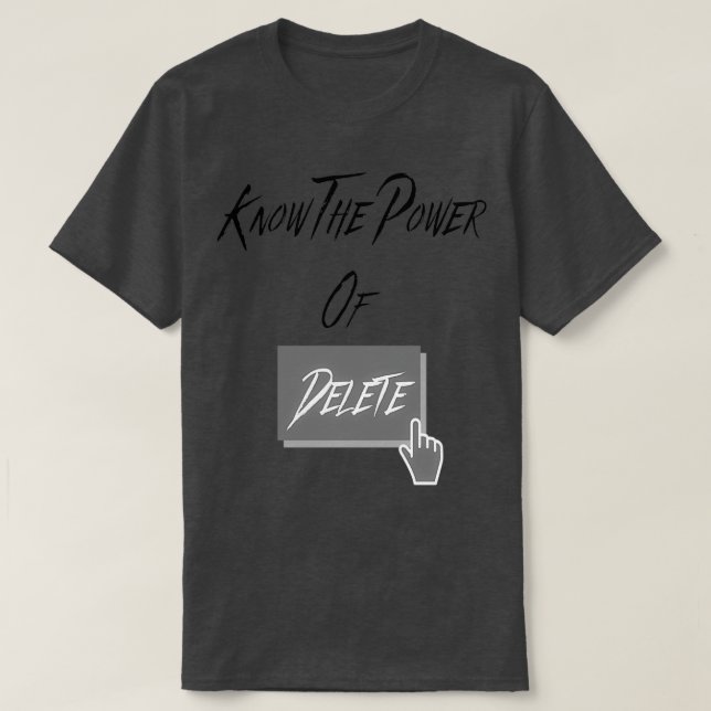 Camiseta O poder da exclusão (Frente do Design)