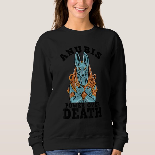 Camiseta O Poder De Anubis Sobre A Morte De Deus Da Arqueol (Frente)