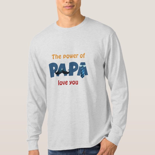 Camiseta O poder do papai (Frente)