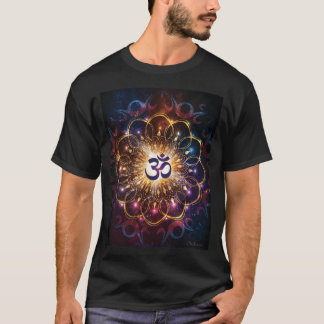 Camiseta O poder superior da geometria sagrada de Om