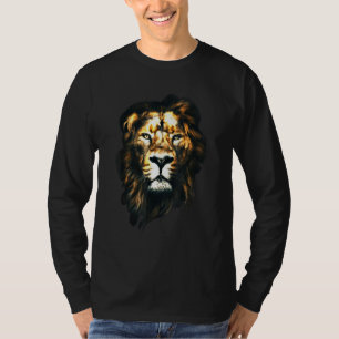 Camiseta O poderoso Leão para homens e mulheres - Lion head