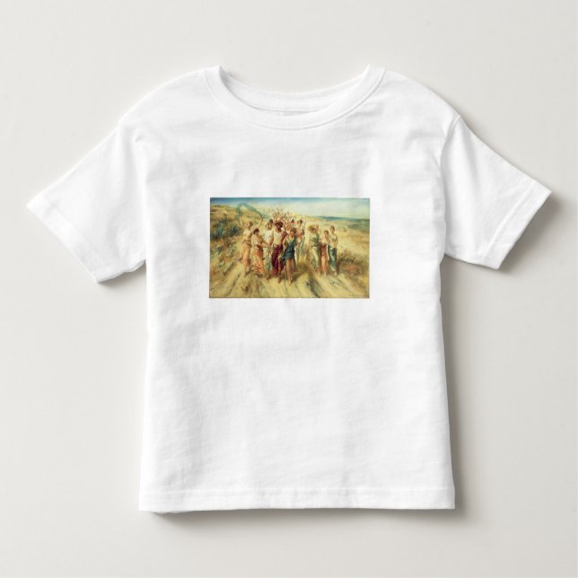 Camiseta O poeta Anacreon (570-485 BC) com seus musas, 189 (Frente)