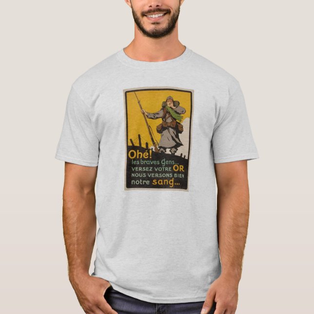 Camiseta O "Poilu" de WWI - Reenacting (Frente)
