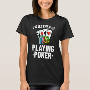 Camiseta O Poker Texas Mantém-Nos Todos No Jogador