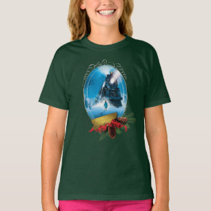 Camiseta O Polar Express   Chegada ao comboio de férias