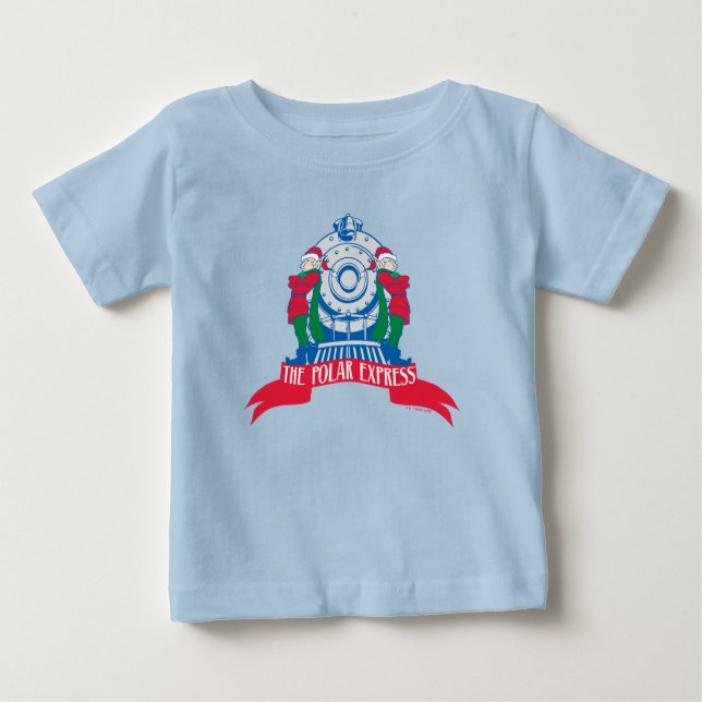 Camiseta O Polar Express | Elves Em Pé De Comboio (Frente)